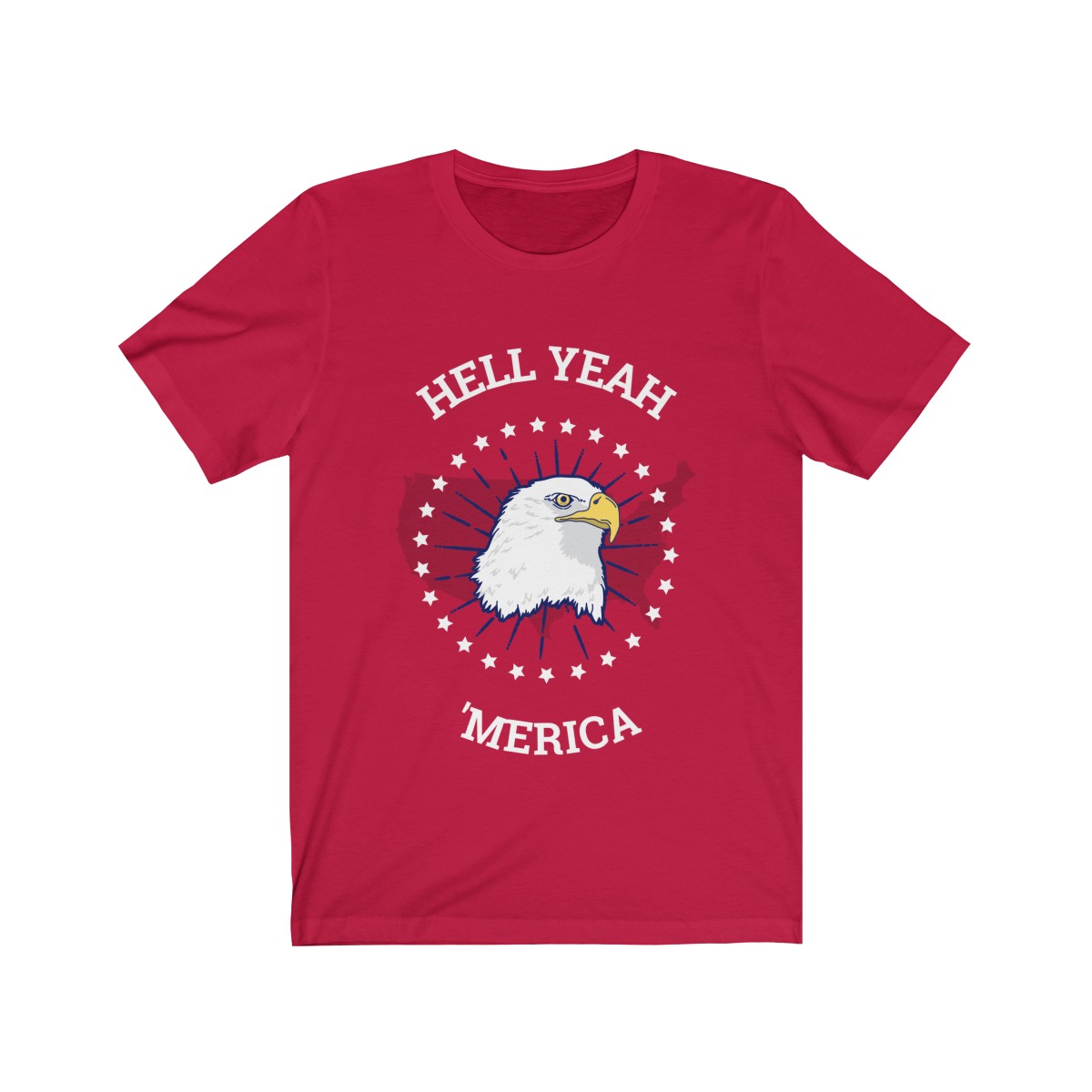 Merica Tshirt With Bald Eagle